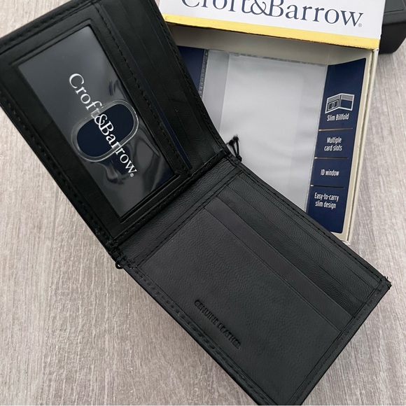 Black Men’s Wallet Croft & Barrel - Picture 1 of 6